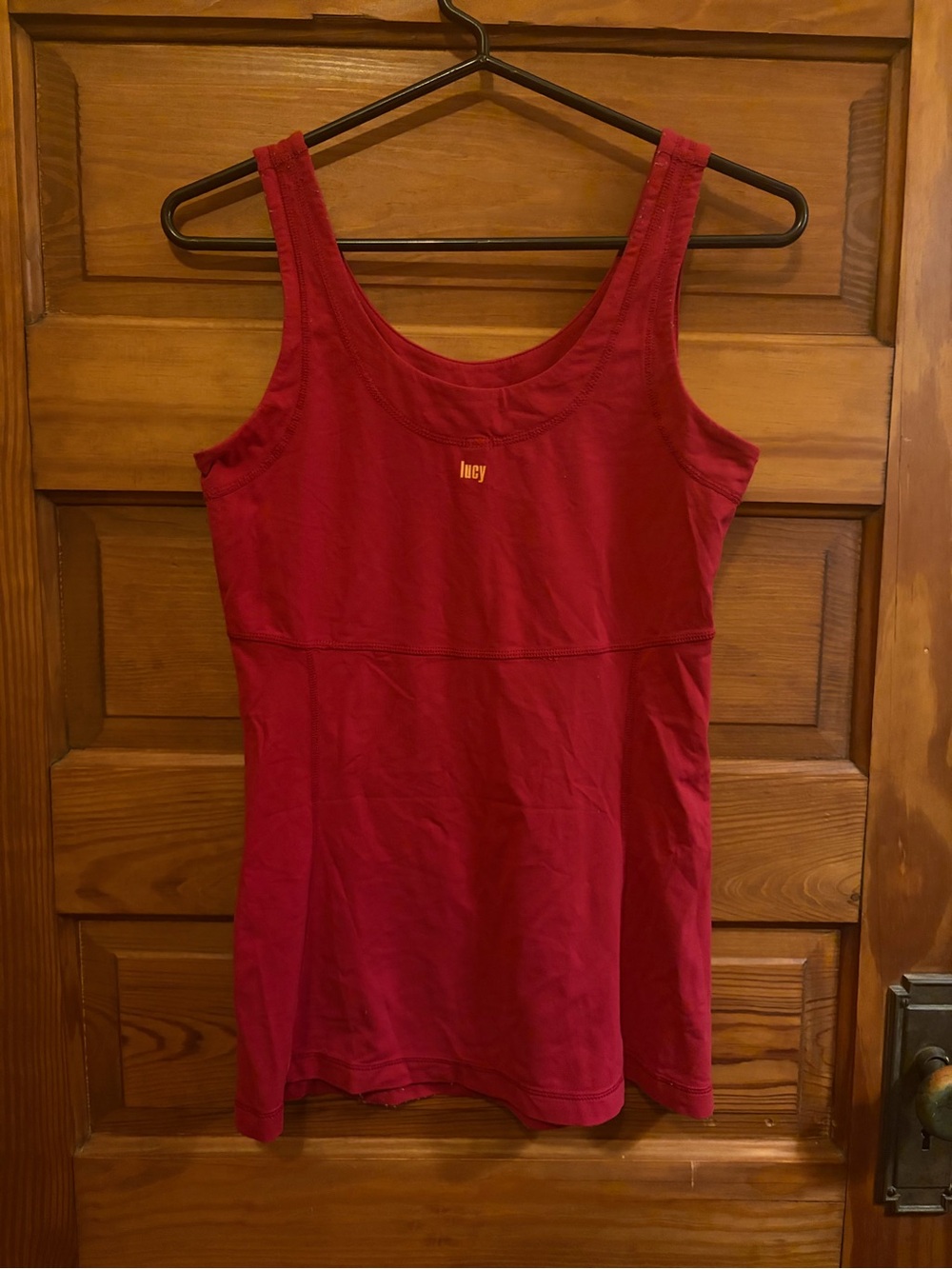 Lululemon Lucy Women's Red Tank Top size M activewear